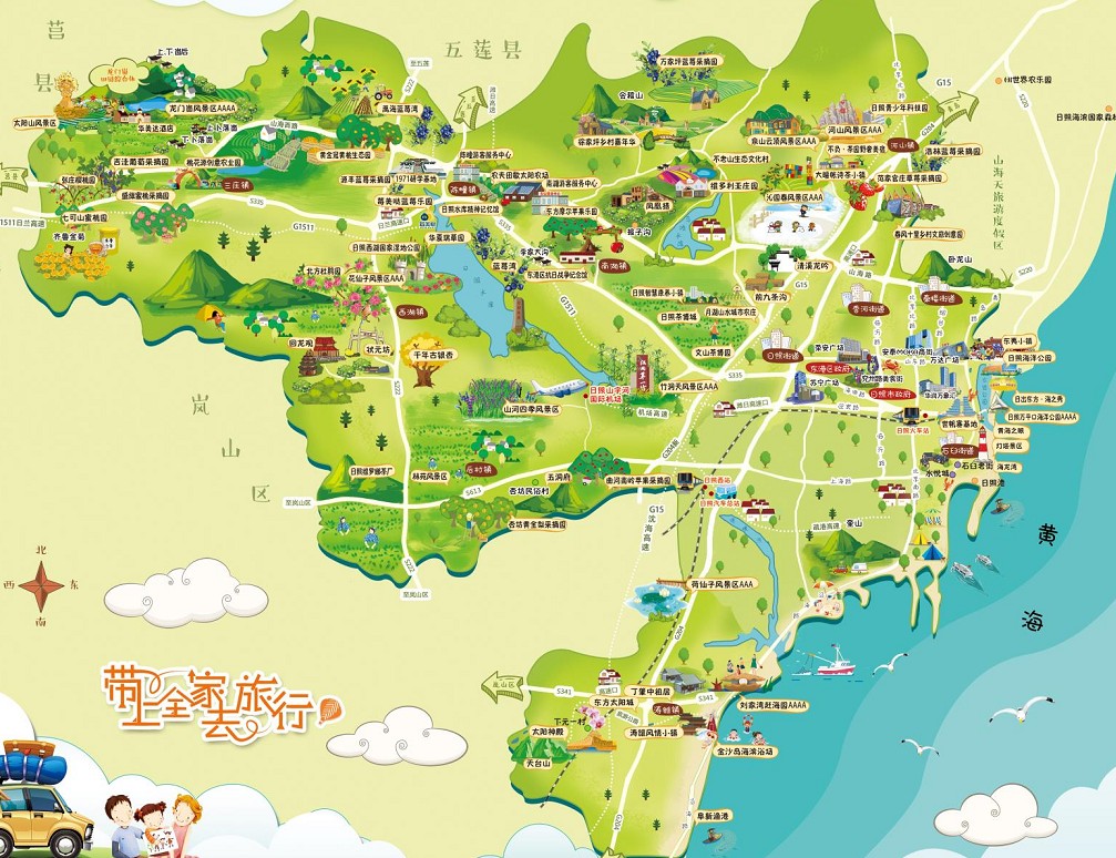 南丰镇景区使用手绘地图给景区能带来什么好处？